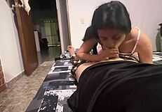 Tease with sucking you off if you help me sneak out for the night in this curvy babe homemade session