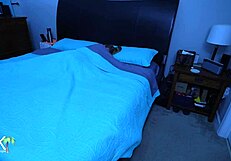 Junior Slips into Curvy Stepmom's Bed for Deepthroat Blowjob and Monster Cock Riding in Taboo Encounter