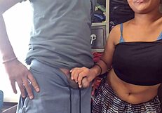 Desi Maid Gets Fucked By Master While Cleaning Cupboard In Anal And Blowjob!