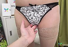 Lovely Sexy Pussy of Manami Takashima in First On-Camera Masturbation and Fingering Show with Big Boobs Exposed