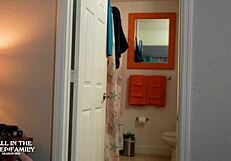 Stepmom's bikini makes her horny, helping me cum with blowjob and big ass