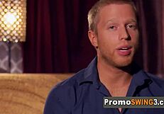 I share intimate moments with my girlfriend among swingers in this wild orgy at the swing house