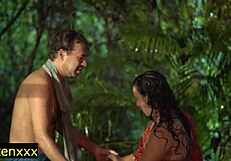 Naughty bhabhi rainy day sex with devar cheating wife sex. intense big cock pounding.