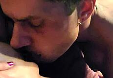 mature milf getting wet pussy licked and shaved.