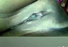 Ebony colleague films herself masturbating hard in the shower and sends the video