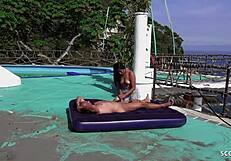 Rough Public Anal Sex With Latina Milf Bitch Near Beach Without Condom By Old German Tourist