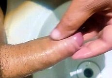 i'm completely hidden in the shower sink, watching and cumming to orgasm