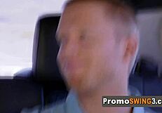 I share intimate moments with my girlfriend among swingers in this wild orgy at the swing house