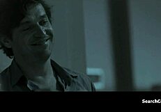 Does Juliette Binoche tease with her big tits in this topless scene?