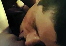 mature milf getting wet pussy licked and shaved.