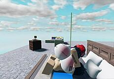Whore Fucks Huge White Boy In Roblox Collab