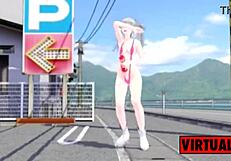 mmd futanari dances while masturbating to wavefile mix?