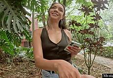 fake agent black girl first time doing porn convinced to have sex.