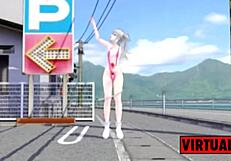 mmd futanari dances while masturbating to wavefile mix?