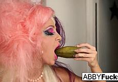 A musical tease of a photo shoot with abigail mac