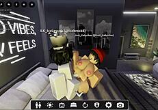 Furry fucks hard in public condo