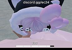 Fucking Roblox Slutty Girl on Beach