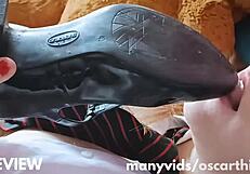 Hey, check out Daddy's forbidden boot room with schoolgirl roleplay and heels