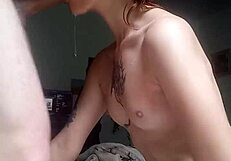 i trained this latina slut to deep throat and swallow every drop of cum