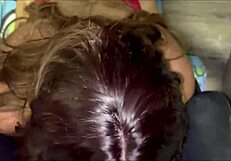 Roommate with big ass sucks my cock deep and swallows cum for rent payment