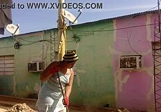 my neighbor can't resist my big ass in this short dress, he wants it so bad