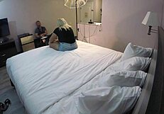 Personal casting session with a doll-like performer