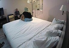 Personal casting session with a doll-like performer