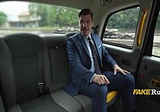 Sex For Cash In Taxi Cowgirl Riding Outdoor!