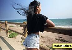 stunning black beauty reveals big boobs for outstanding fuck with charles dera