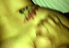 Skinny latina in hotel room