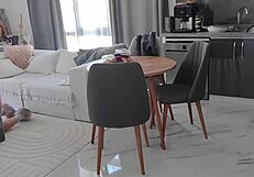 Cum On Step Sister's Back!