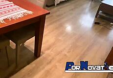 Latina MOM SURPRISED in KITCHEN by MONSTER COCK Victor Bloom