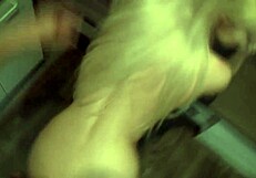 My horny step daddy fucking my tight pussy in the kitchen