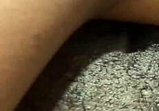 होममेड एबनी गांड चुदाई और चूत खेल क्रिम्पाई के साथ!