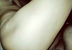 pov homemade roleplay where wife in stockings gets anal assfucking