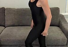 Wow, that ass in black bodysuit and hunter boots looks incredible!