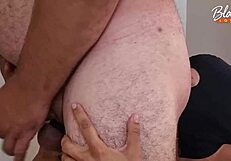 Wife receives hard blowjob training with cum on face