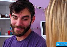 Natalie Knight's Juicy Pussy Fingered, Amazing Blowjob