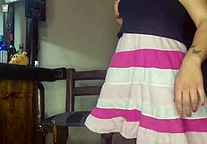 18 year old gets accidental fucking during kinky pussy rub!