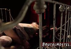 Watch the girl fuck the slave while blonde gets punished