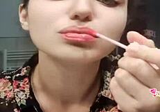 italian milf teasing on bigo live