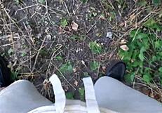 Three Girlfriends in Bikinis Masturbate Passionately Outdoors in Forest