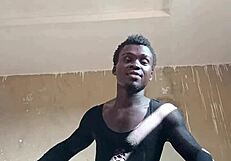 Kwameoppong65 Heating the Day with a Little 18+ Dance and Big Cock