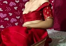 hot indian redhead bhabhi in sari gets fucked by her neighbour in domination slave scene