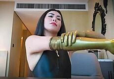 I love my latex glove fetish sessions