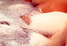 This Beautiful Asian Lesbian With Pierced Nipples And Lush Lips Gets A Royal Sex Treatment In A Jacuzzi