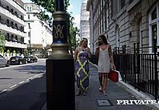 Horny housewife Lara Lee says, 'Take my hard cock.'