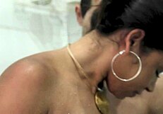 I started a hot bath but had to pleasure the boy instead