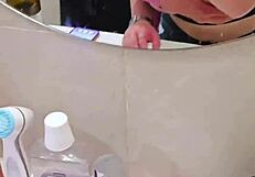 Depraved Stepfather Forces Cute Latina Daughter to Blowjob in Public KFC Restaurant, Cums on Her Wet Tits!