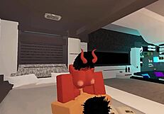 slut gets fucked by a random guy in roblox for first video.